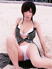 Aki Hoshino petite Japanese girl with nice big breasts